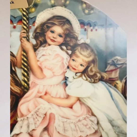 "Carousel Magic" Collector's Plate by Sandra Kuck - $39 Includes Shipping - Picture 4 of 8